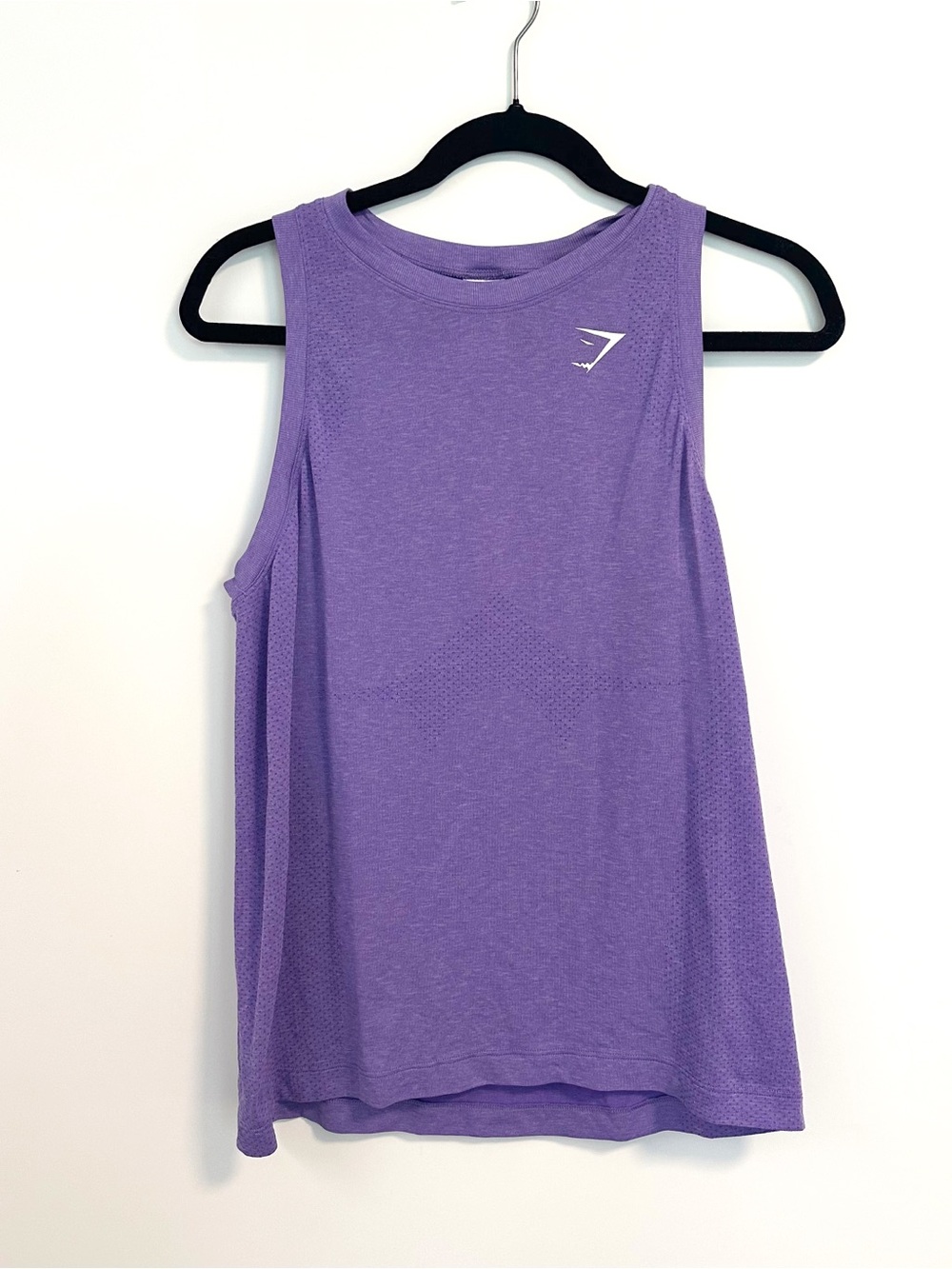 Gymshark Vital Seamless Purple Athletic Sleeveless Performance Tank Top Sz Small